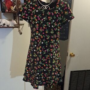 Vintage 90s Hampton Dress Co Floral Dress, Sz 6